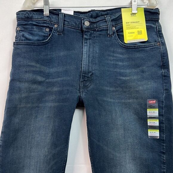 Levi’s 514 Straight Stretch Jeans size 35/34 NWT - Picture 2 of 13